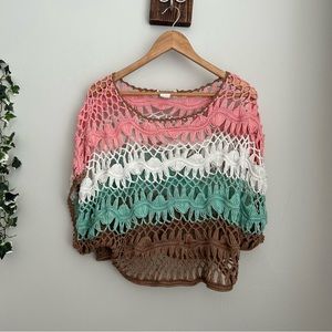 Vivid collection Crochet poncho